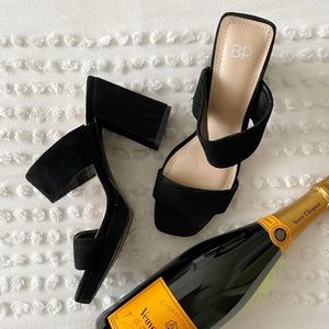 BP 🖤 Black Mules Size 6.5